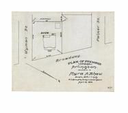 Myra A. Shaw 1904 H. M . Wiggin, Arlington 1890c Survey Plans
